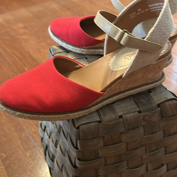 Red baretrap espadrille - Picture 4 of 6